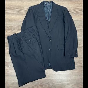 Brooks Brothers Golden Fleece Navy Blue Suit 40R